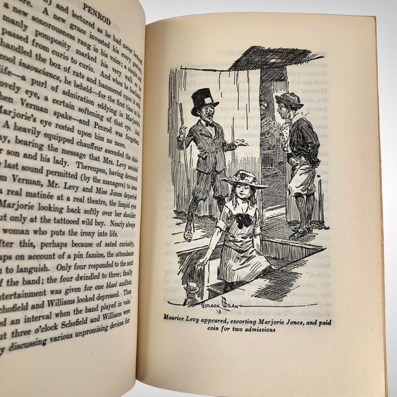 Antique Book “Penrod” By Booth Tarkington Hardback Book Dust Jacket 1914 - Picture 6 of 8